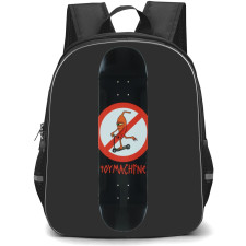 Skating Toy Machine Case Backpack StudentPack - Toy Machine Alien Skateboard