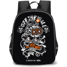 Skating Vans Case Backpack StudentPack - Vans Black And White Graffiti