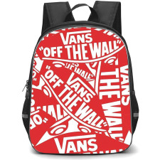 Skating Vans Case Backpack StudentPack - Vans Logo Sticker Collage