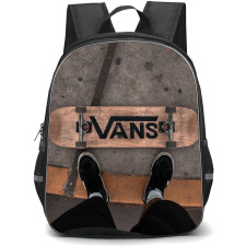 Skating Vans Case Backpack StudentPack - Vans Skateboard In Pavement Illustration