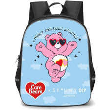 SkinnyDip Care Bears Backpack School Bag StudentPack - Care Bears x Skinnydip Didnt Ask Your Opinion Blue Pink Cute Poster