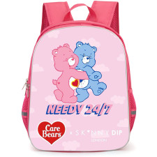 SkinnyDip Care Bears Backpack School Bag StudentPack - Care Bears x Skinnydip Needy 24/7 Pink Love Cute Poster