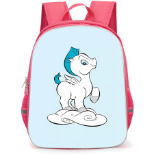 SkinnyDip Disney Backpack School Bag StudentPack - Disney x Skinnydip Pegasus Hercules Blue Cloud Cute Pattern Poster