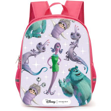 SkinnyDip Disney Pixar Backpack School Bag StudentPack - Disney Pixar x Skinnydip Monsters Inc Boo Randall Celia Sulley Character Pattern Poster