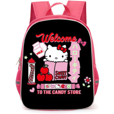 SkinnyDip Hello Kitty Backpack School Bag StudentPack - Hello Kitty x Skinnydip Pink Candy Store Poster