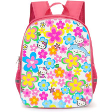 SkinnyDip Hello Kitty Backpack School Bag StudentPack - Hello Kitty x Skinnydip Summer Paradise Flower Poster