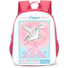 SkinnyDip Hercules Backpack School Bag StudentPack - Hercules x Skinnydip Pegasus Dreamy Greek Kingdom Pastel Poster