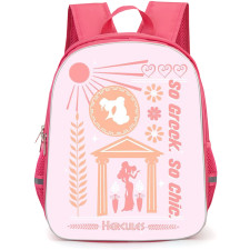 SkinnyDip Hercules Backpack School Bag StudentPack - Hercules x Skinnydip So Flick So Chic Pastel Greek Pink Poster