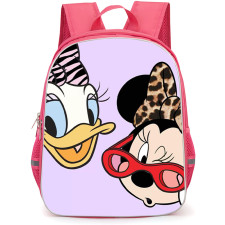 SkinnyDip Mickey Backpack School Bag StudentPack - Mickey x Skinnydip Minnie And Daisy Leopard Zebra Bow Lavender Poster