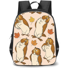SkinnyDip Winnie The Pooh Backpack School Bag StudentPack - Winnie The Pooh x Skinnydip Owl Autumn Leaves Pattern Art Poster