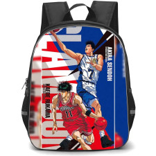 Slam Dunk Backpack StudentPack - Slam Dunk Akira And Rukawa Anime Poster