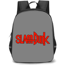 Slam Dunk Backpack StudentPack - Slam Dunk Logo On Gray Background