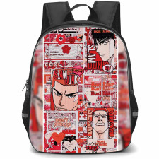 Slam Dunk Rukawa Kaede Backpack StudentPack - Slam Dunk Rukawa Kaede Sticker Art