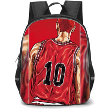 Slam Dunk Sakuragi Hanamichi Backpack StudentPack - Slam Dunk Sakuragi 10 Standing Back Illustration Art