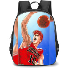 Slam Dunk Sakuragi Hanamichi Backpack StudentPack - Slam Dunk Sakuragi Shohoku 10 Shouting Anime Art Poster