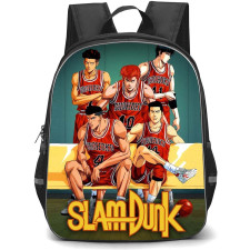 Slam Dunk Backpack StudentPack - Slam Dunk Shohoku Players Sitting On Bench Poster