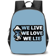 Smurf Cat Backpack StudentPack - Chibi Smurf Cat Art