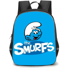 The Smurfs Backpack StudentPack - Smurfs Minimalist Cartoon Logo