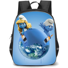 The Smurfs Backpack StudentPack - Smurfs Painting the Earth Illustration Poster