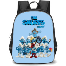 The Smurfs Backpack StudentPack - Smurfs Show Poster Blue Background