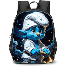 The Smurfs Backpack StudentPack - Smurfette 3D Animated Chibi Art