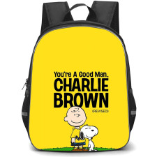 Snoopy School Backpack StudentPack - Charlie And Snoopy Good Man