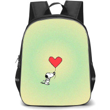 Snoopy School Backpack StudentPack - Heart Balloon