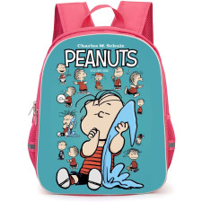 Snoopy Linus School Backpack StudentPack - Linus Peanut Collage