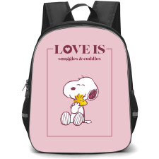 Snoopy School Backpack StudentPack - Love Snuggles & Cuddles