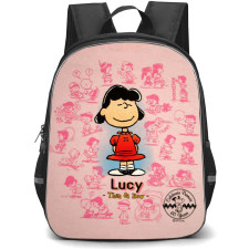 Snoopy Lucy School Backpack StudentPack - Lucy Peanuts Movie Poster