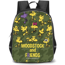 Snoopy Woodstock School Backpack StudentPack - Woodstock Friends Poster