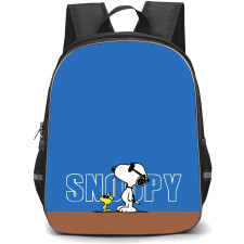 Snoopy School Backpack StudentPack - Woodstock And Snoopy In Glasses Side Portrait