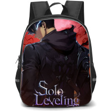 Solo Leveling Sung Jinwoo Backpack StudentPack - Sung Jinwoo Back Portrait Arise
