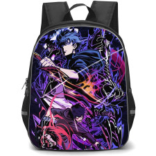 Solo Leveling Sung Jinwoo Backpack StudentPack - Sung Jinwoo Fight Pose Avatar