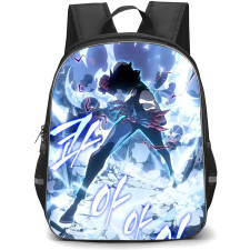 Solo Leveling Sung Jinwoo Backpack StudentPack - Sung Jinwoo Punching Illustration