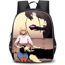 Solo Leveling Backpack StudentPack - Sung Jinwoo Cha Hae And Ant King Illustration
