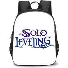 Solo Leveling Backpack StudentPack - Solo Leveling Logo Violet