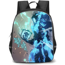 Solo Leveling Min Byung Gu Backpack StudentPack - Min Byung Gu Side Portrait