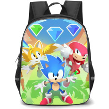 Sonic The Hedgehog School Backpack StudentPack - Characters Cartoon Art