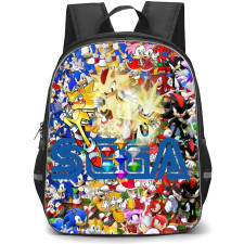Sonic The Hedgehog School Backpack StudentPack - Characters Collage Sega