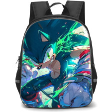 Sonic The Hedgehog School Backpack StudentPack - Sonic The Hedgehog Side Portrait