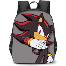Sonic The Hedgehog Shadow The Hedgehog School Backpack StudentPack - Shadow The Hedgehog Character Art