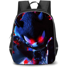 Sonic The Hedgehog Sonic The Werehog School Backpack StudentPack - Sonic The Werehog Blood Background