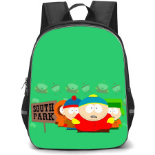 South Park School Backpack StudentPack - Characters Green Background