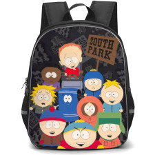 South Park School Backpack StudentPack - South Park Characters Illustration Logo Background