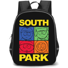 South Park School Backpack StudentPack - Characters Sad Face Black Background