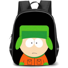 South Park Kyle Broflovski School Backpack StudentPack - Kyle Broflovski Portrait Black Background