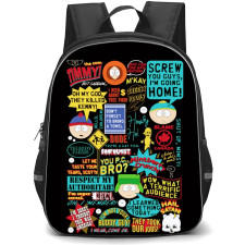 South Park School Backpack StudentPack - South Park Quotes Collage