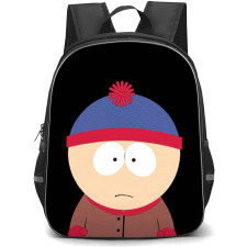 South Park Stan Marsh School Backpack StudentPack - Stan Marsh Portrait Black Background