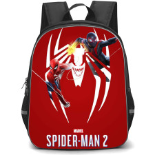 Spider man 2 Backpack StudentPack - Miles And Peter Poster Spider Logo
